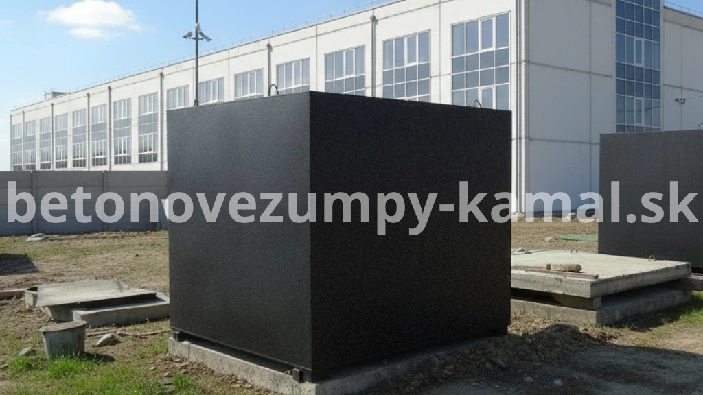 Monoliticka betonova nadrz priemyselny areal - Betonovezumpy-Kamal